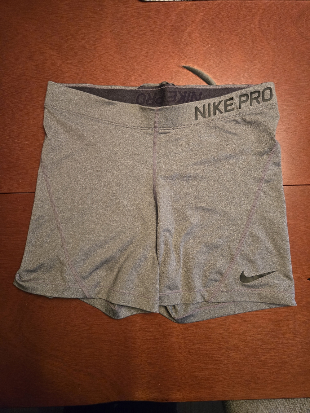 Nike Pro Women’s Gray Athletic Training Shorts